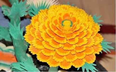 拉萨热浸塑涂塑钢管 酥油花 盛开在冰点的奇异之花