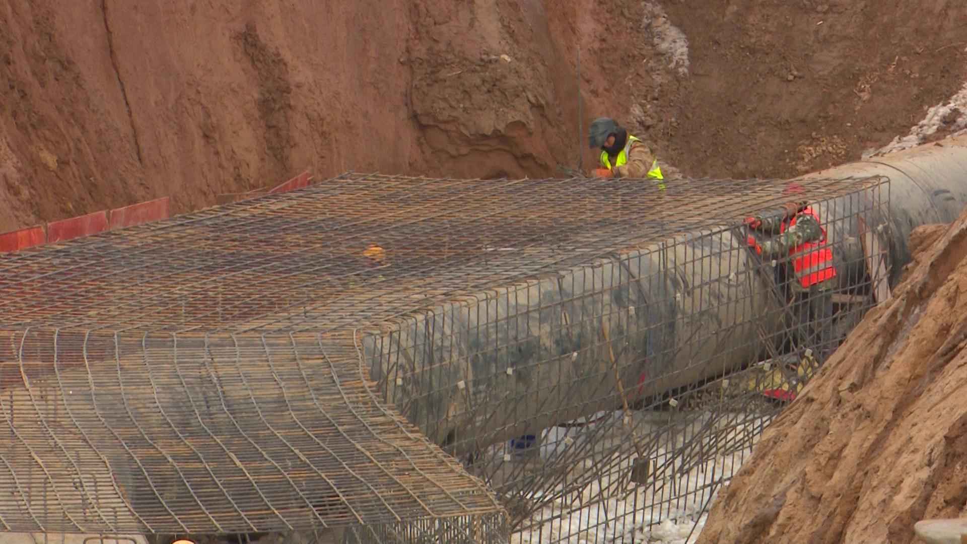 奥仁格管道：阳曲县中社河治理工程的可靠伙伴，全力以赴保工期