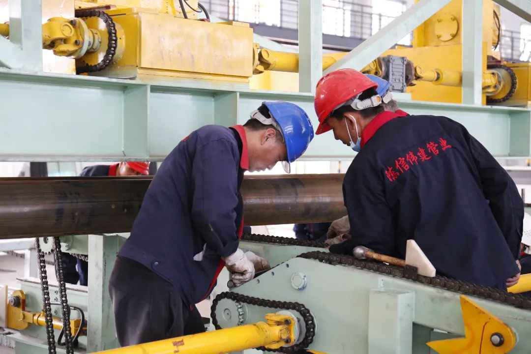 奥仁格管道推荐：新疆十二师首家钢管基地正式投产