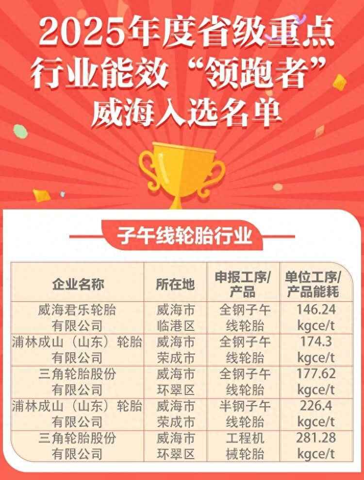 威海电力排管厂商携手奥仁格管道，助推3家企业登榜省级能效领跑者